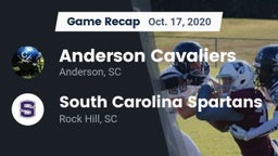 Recap: Anderson Cavaliers  vs. South Carolina Spartans 2020