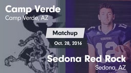 Matchup: Camp Verde vs. Sedona Red Rock  2016
