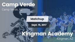 Matchup: Camp Verde vs. Kingman Academy  2017