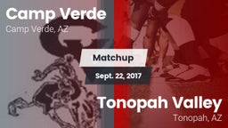 Matchup: Camp Verde vs. Tonopah Valley  2017