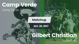 Matchup: Camp Verde vs. Gilbert Christian  2017