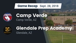 Recap: Camp Verde  vs. Glendale Prep Academy  2018