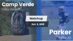Matchup: Camp Verde vs. Parker  2018