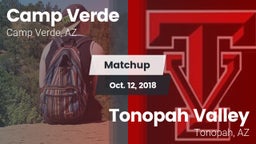 Matchup: Camp Verde vs. Tonopah Valley  2018