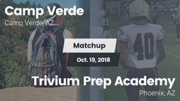 Matchup: Camp Verde vs. Trivium Prep Academy 2018