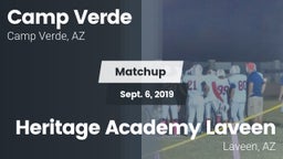Matchup: Camp Verde vs. Heritage Academy Laveen 2019