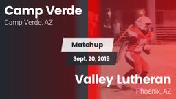 Matchup: Camp Verde vs. Valley Lutheran  2019