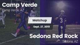 Matchup: Camp Verde vs. Sedona Red Rock  2019