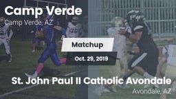 Matchup: Camp Verde vs. St. John Paul II Catholic Avondale 2019