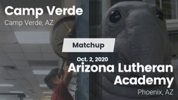 Matchup: Camp Verde vs. Arizona Lutheran Academy  2020