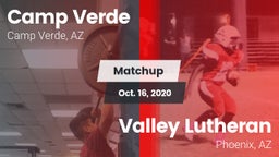 Matchup: Camp Verde vs. Valley Lutheran  2020