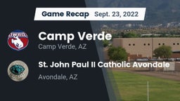 Recap: Camp Verde  vs. St. John Paul II Catholic Avondale 2022