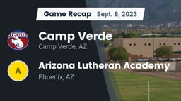 Recap: Camp Verde  vs. Arizona Lutheran Academy  2023