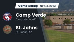 Recap: Camp Verde  vs. St. Johns  2023