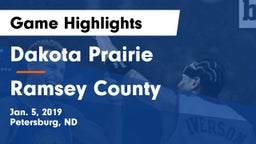 Dakota Prairie  vs Ramsey County Game Highlights - Jan. 5, 2019