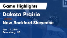 Dakota Prairie  vs New Rockford-Sheyenne  Game Highlights - Jan. 11, 2019