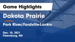 Dakota Prairie  vs Park River/Fordville-Lankin  Game Highlights - Dec. 10, 2021