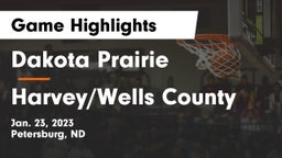 Dakota Prairie   vs Harvey/Wells County Game Highlights - Jan. 23, 2023