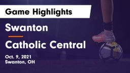 Swanton  vs Catholic Central  Game Highlights - Oct. 9, 2021