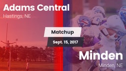 Matchup: Adams Central High vs. Minden  2017