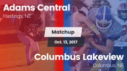 Matchup: Adams Central High vs. Columbus Lakeview  2017
