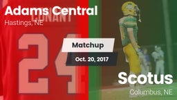 Matchup: Adams Central High vs. Scotus  2017