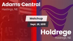Matchup: Adams Central High vs. Holdrege  2018