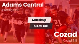 Matchup: Adams Central High vs. Cozad  2018