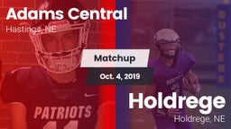 Matchup: Adams Central High vs. Holdrege  2019