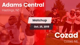 Matchup: Adams Central High vs. Cozad  2019