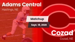 Matchup: Adams Central High vs. Cozad  2020