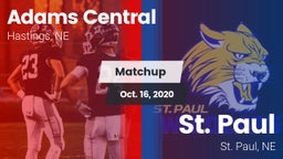 Matchup: Adams Central High vs. St. Paul  2020