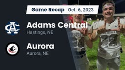 Recap: Adams Central  vs. Aurora  2023