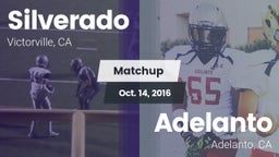 Matchup: Silverado High vs. Adelanto  2016