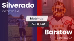 Matchup: Silverado High vs. Barstow  2016