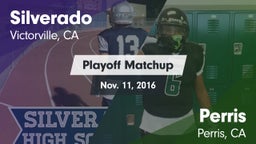 Matchup: Silverado High vs. Perris  2016