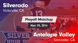 Matchup: Silverado High vs. Antelope Valley  2016
