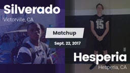 Matchup: Silverado High vs. Hesperia  2017