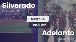 Matchup: Silverado High vs. Adelanto  2017