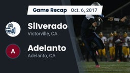 Recap: Silverado  vs. Adelanto  2017