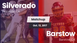 Matchup: Silverado High vs. Barstow  2017