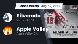 Recap: Silverado  vs. Apple Valley  2018