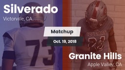 Matchup: Silverado High vs. Granite Hills  2018