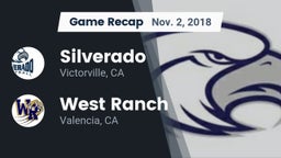Recap: Silverado  vs. West Ranch  2018