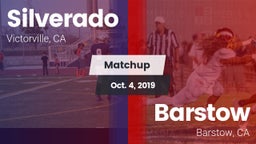 Matchup: Silverado High vs. Barstow  2019