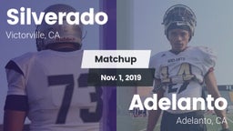 Matchup: Silverado High vs. Adelanto  2019