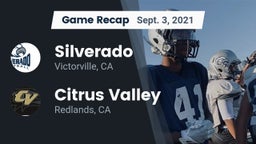 Recap: Silverado  vs. Citrus Valley  2021