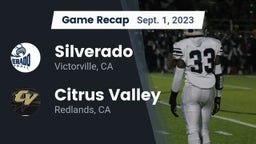 Recap: Silverado  vs. Citrus Valley  2023