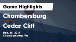 Chambersburg  vs Cedar Cliff  Game Highlights - Dec. 16, 2017