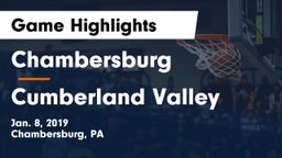 Chambersburg  vs Cumberland Valley  Game Highlights - Jan. 8, 2019